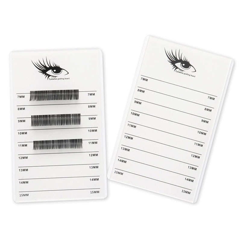Eyelash Extension London - 1Pc アクリルラッシュホルダーパレットつけまつげパレットボードスタンドパッドまつげエクステンションメイクアップアクセサリー