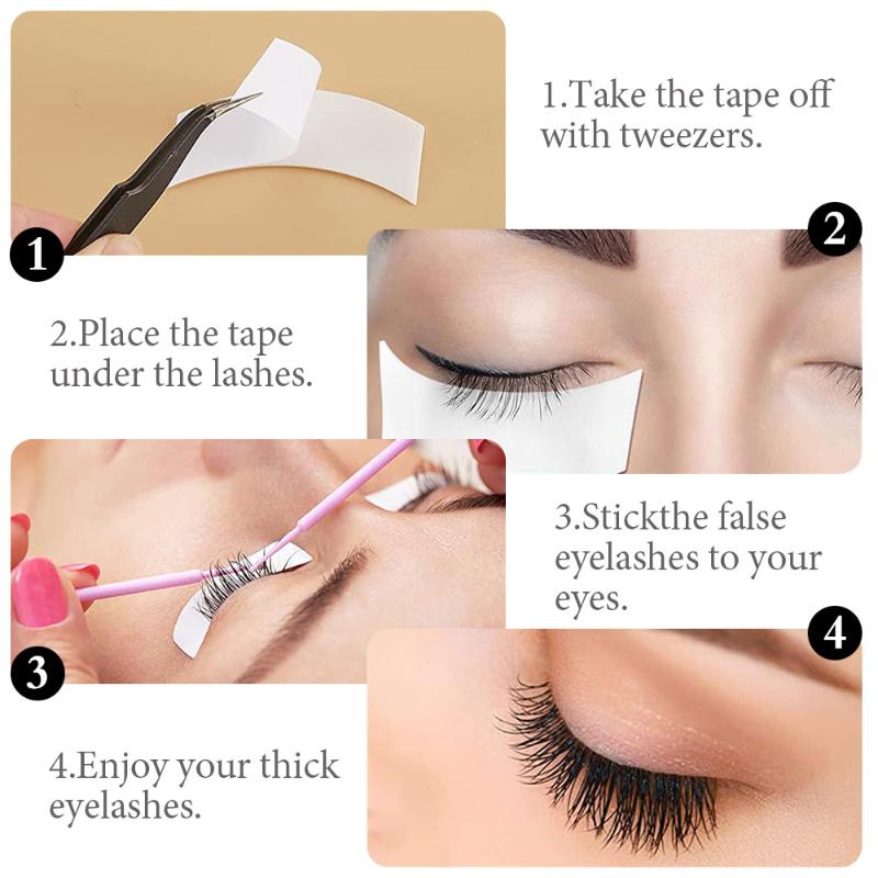 Eyelash Extension Eye Irritation - 非刺激性フォーム製目の下テープ 110枚/ロール まつげエクステ用接着剤ジェルパッチ 家庭用