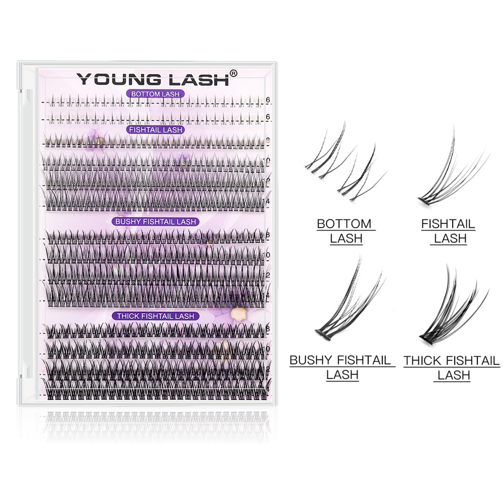 20Dボリュームミンクつけまつげ、ヒートボンディングベースス - Eyelash Extension London のレビューと価格