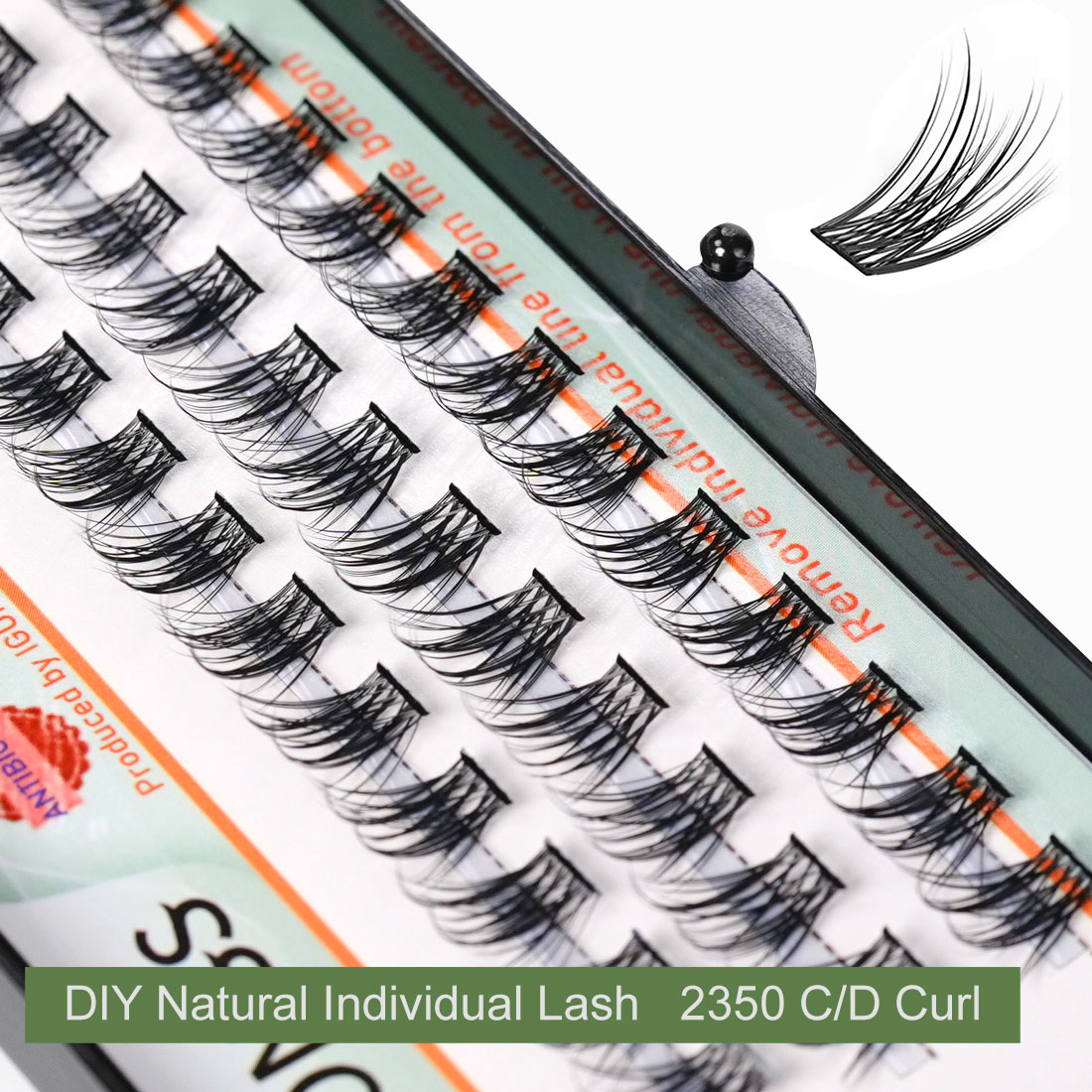 OEM ODM ラッシュクラスター DIY 個別まつげエクス - Eyelash Extension Human Hair のレビューと価格