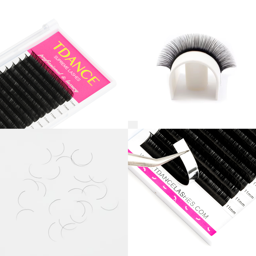 TDANCE まつげエクステンション 16 行韓国 PBT  - Eyelash Extension Human Hair のレビューと価格