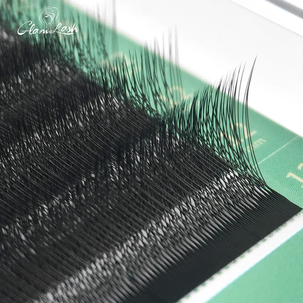 まつげエクステ,GLAMLASH-4D wの形をしたつけまつ - Eyelash Extension Human Hair のレビューと価格