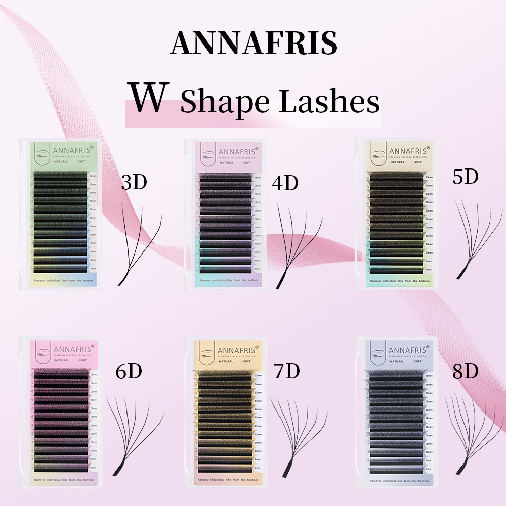 ANNAFRIS 既成ボリュームファン YY 3D 4D 5 - Eyelash Extension Human Hair のレビューと価格