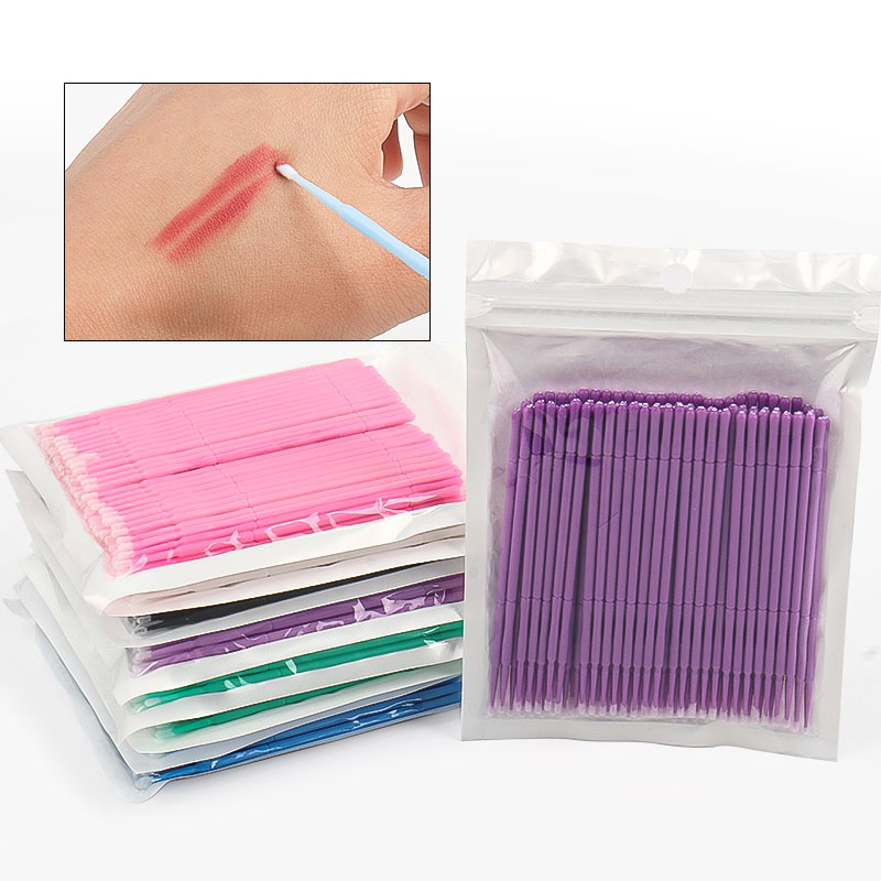 100本入り/袋 竹製まつげエクステ洗浄綿棒 ラッシュリフト - Eyelash Extension Look のレビューと価格