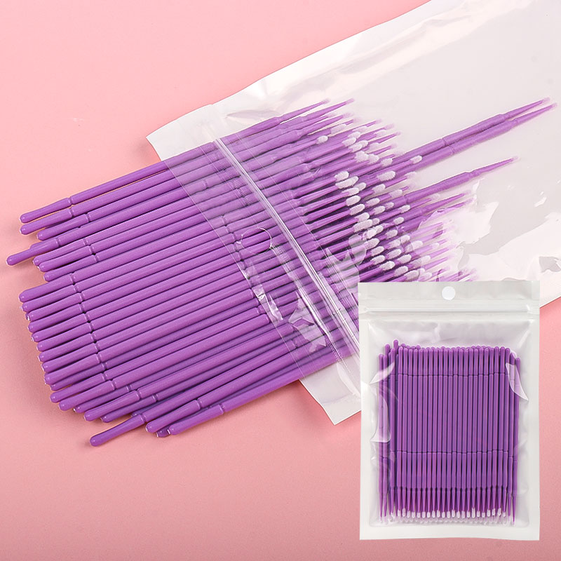 100本入り/袋 竹製まつげエクステ洗浄綿棒 ラッシュリフト - Eyelash Extension Look のレビューと価格