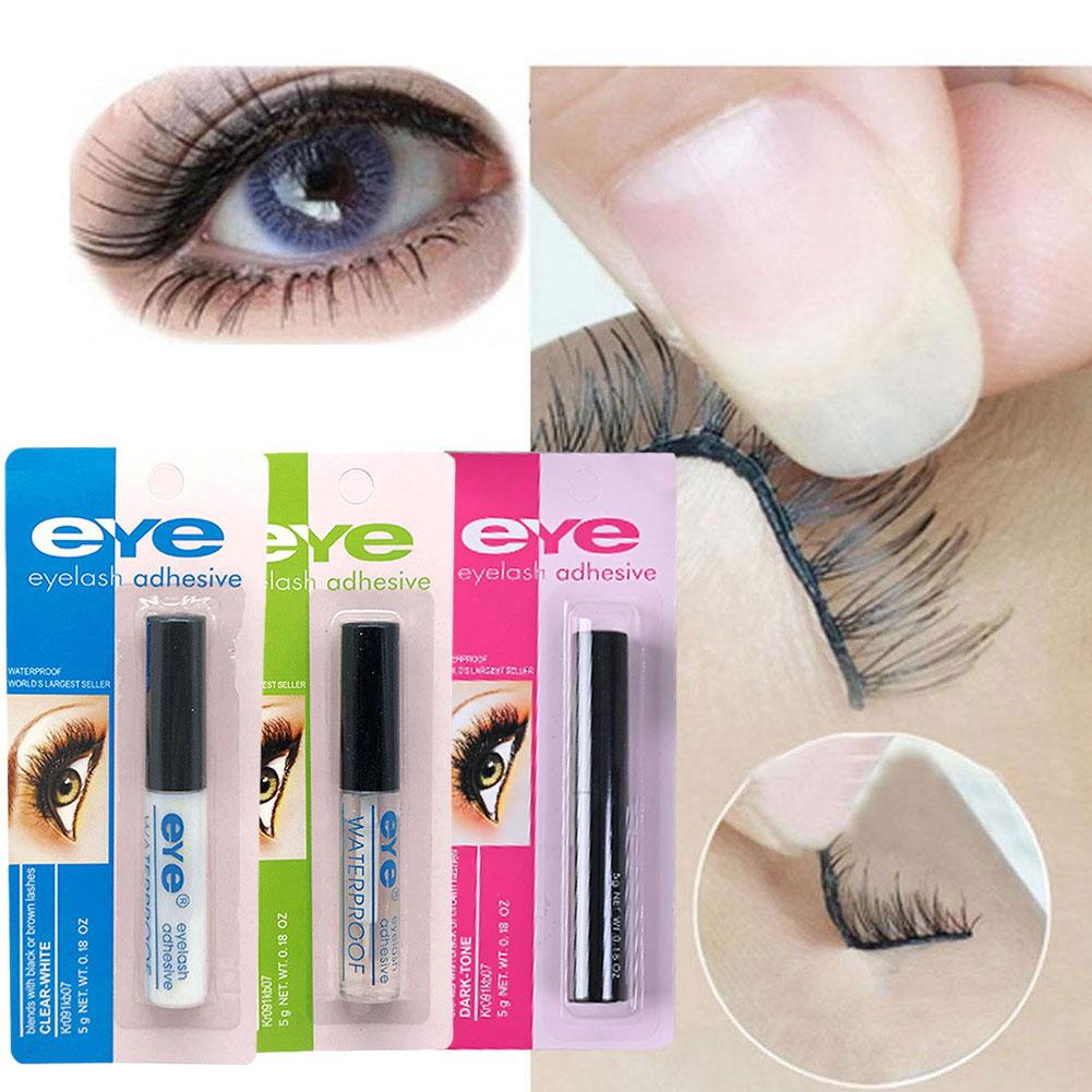 防水性と速乾性のまつげ接着剤,つけまつげ接着剤,透明な黒 - Eyelash Extension Eye Irritation のレビューと価格