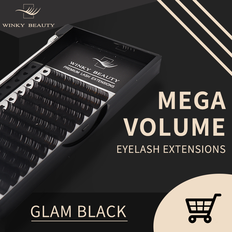 Winky-ロシアのボリューム,クラシックなシルクのまつげエ - Eyelash Extension Russian のレビューと価格