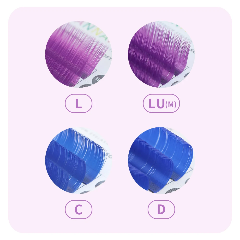 Annafris-ロシアのボリューム,長さ8〜15mm,自然 - Eyelash Extension Russian のレビューと価格