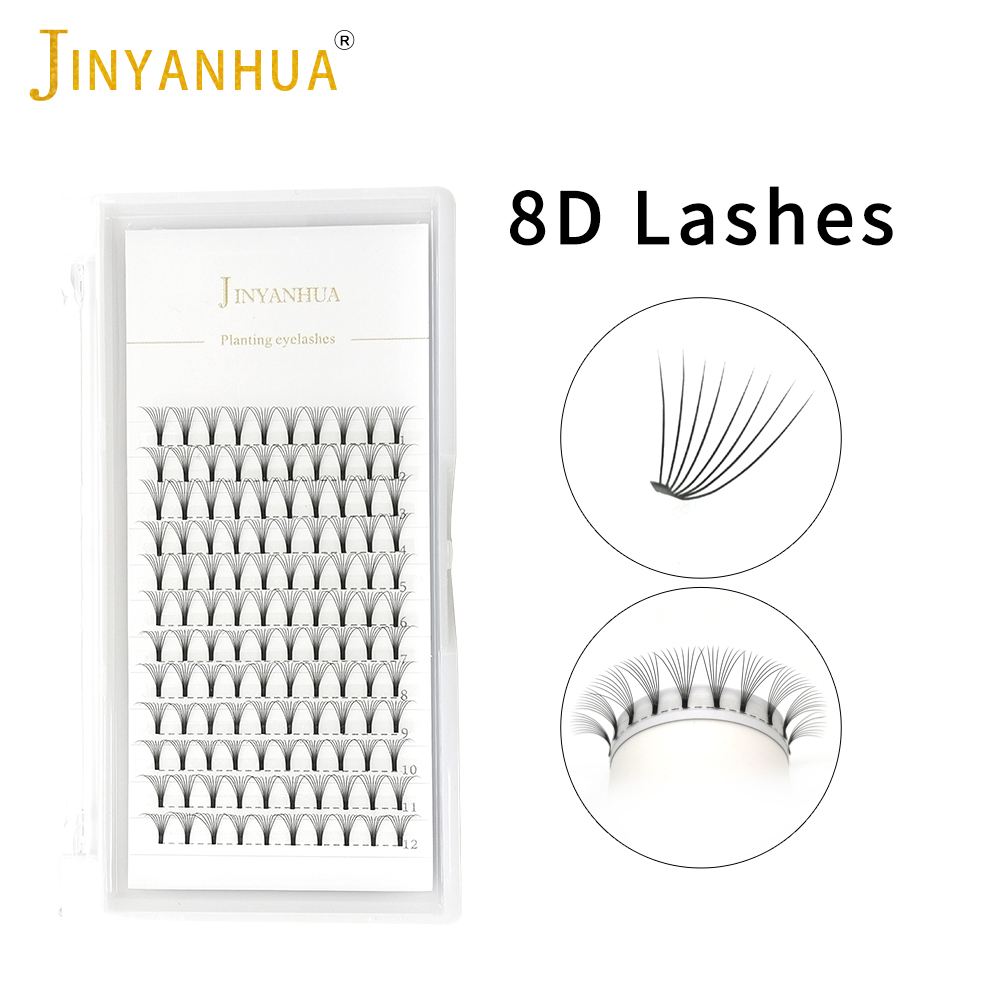 Jinyanhua 8Dファンまつげエクステンション0.07 - Eyelash Extension Russian のレビューと価格